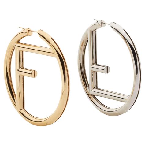 fendi hoop earrings dupe|fendi earrings with pearl.